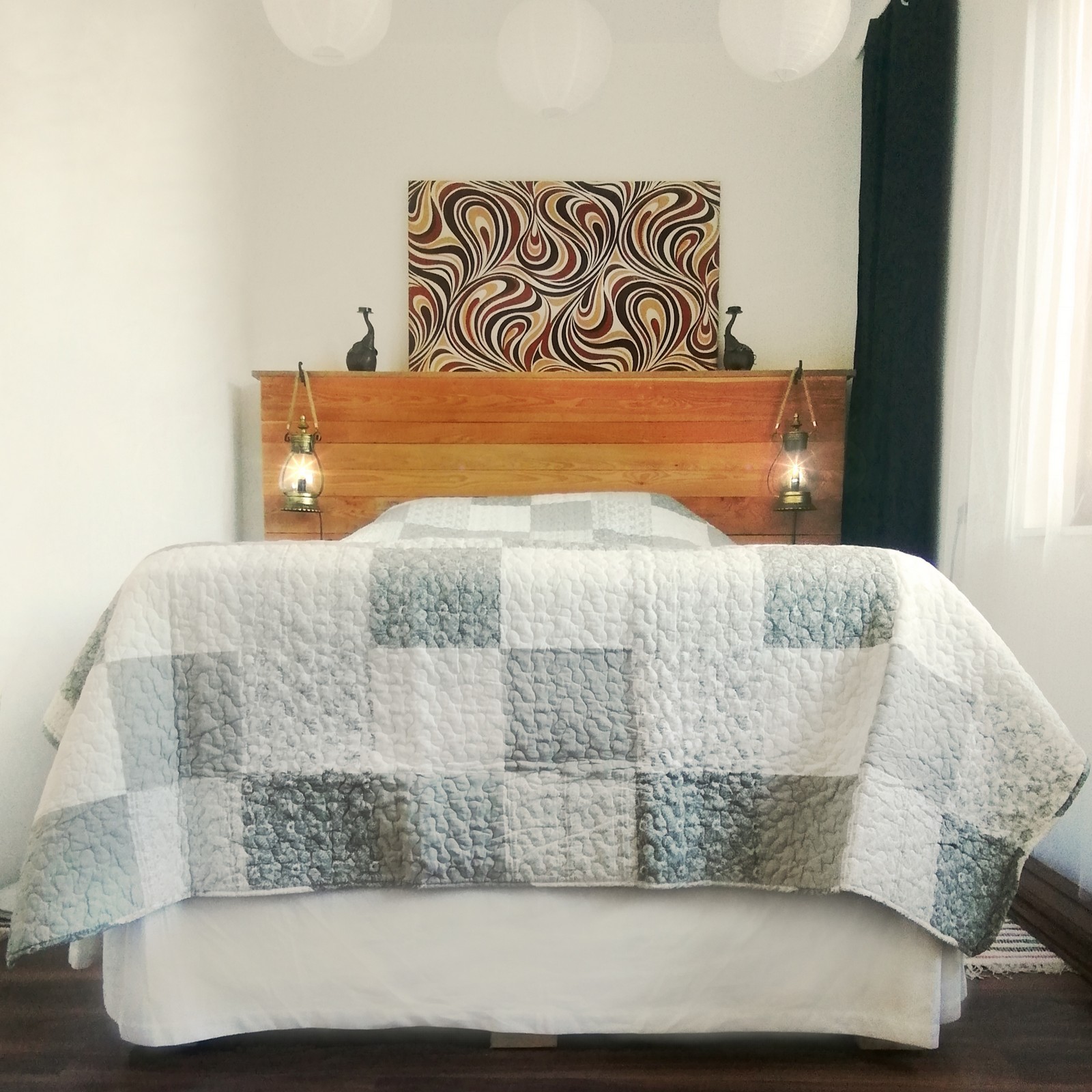 Tagesdecke Bettüberwurf Plaid Clayre & Eef grau Landhausstil Tagesdecke Bettüberwurf Plaid Clayre & Eef grau Landhausstil