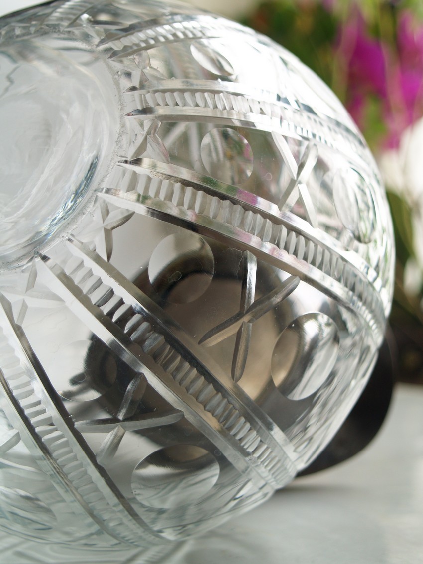 Wasserkrug Bleikristallglas