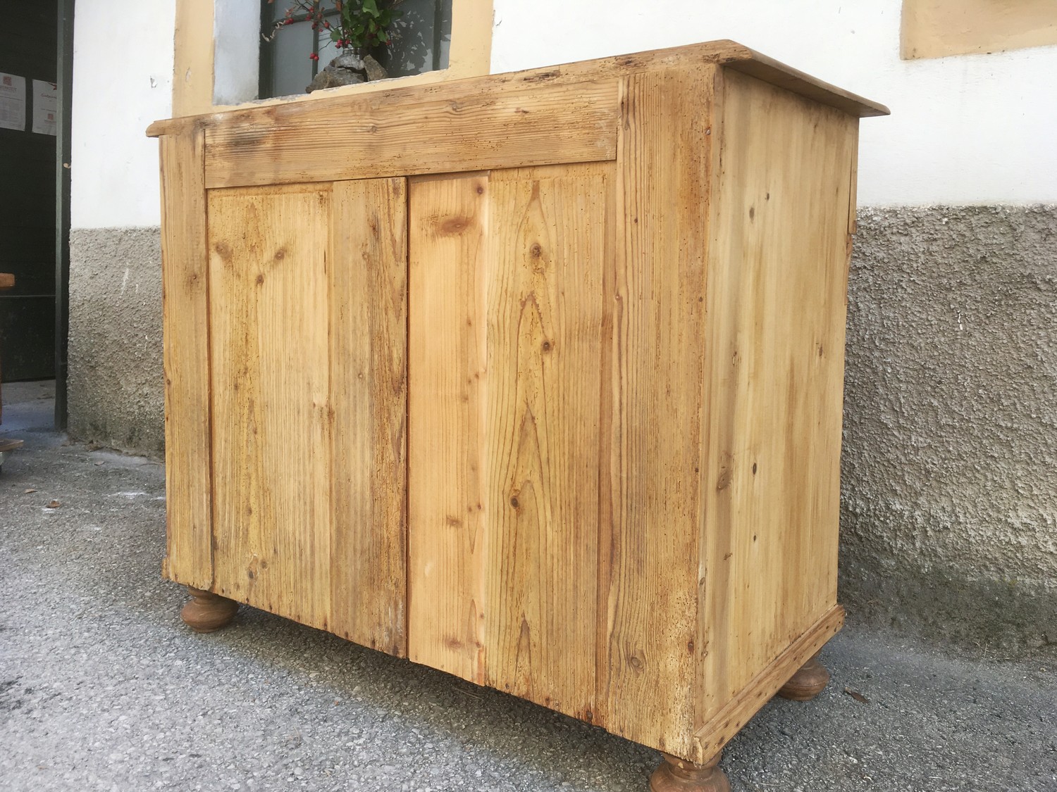 Kommode Anrichte Historismus Weichholz antik