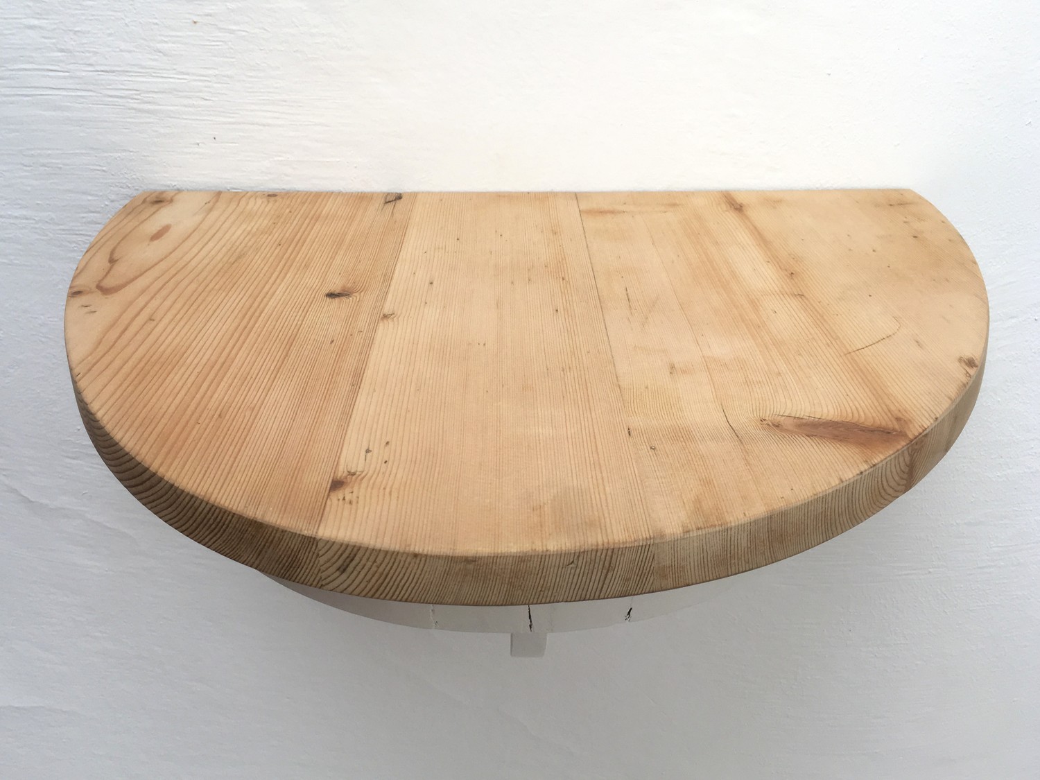 Wandkonsole großes Landhausstil Shabby Chic Vollholz Regal weiß