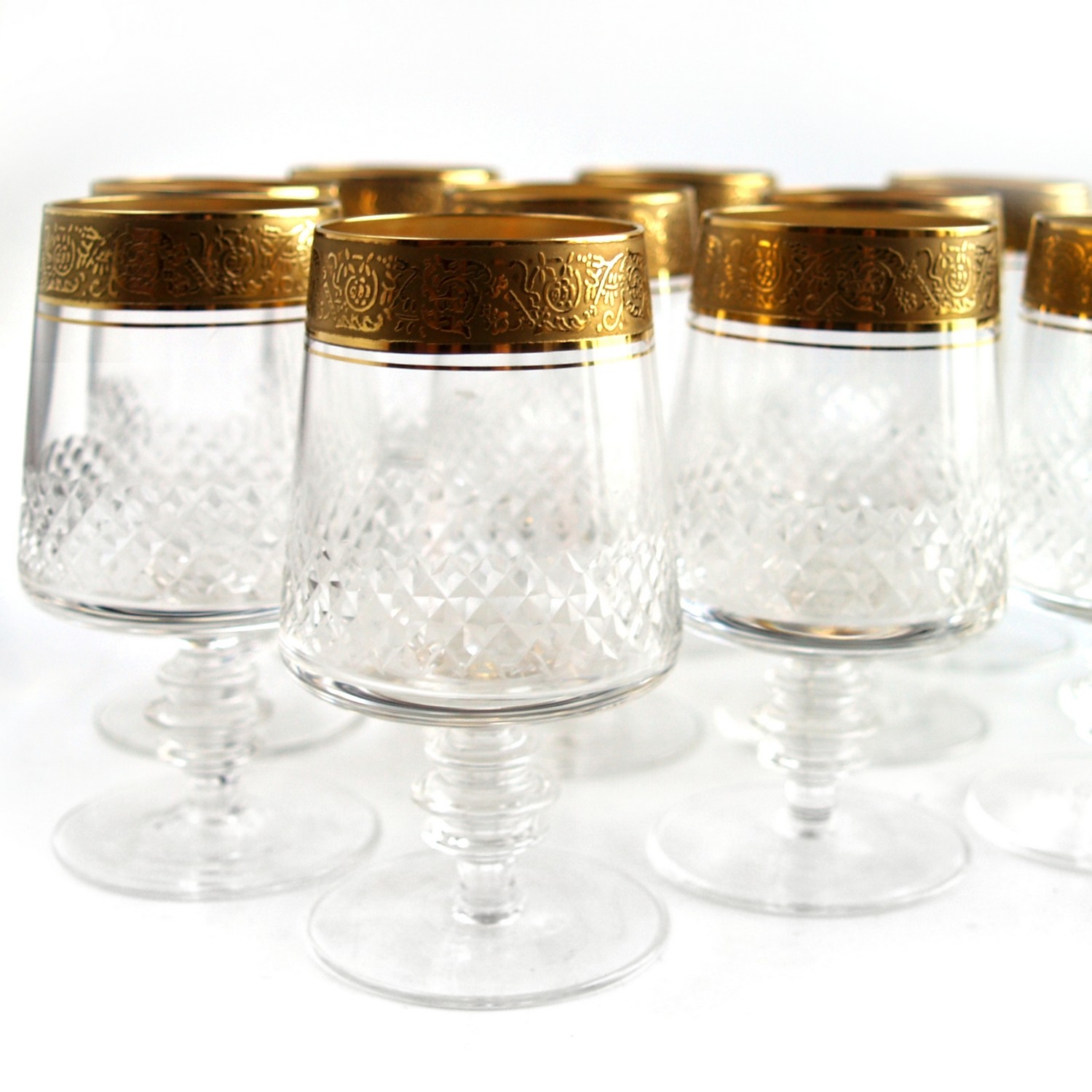 Goldrand Gläser