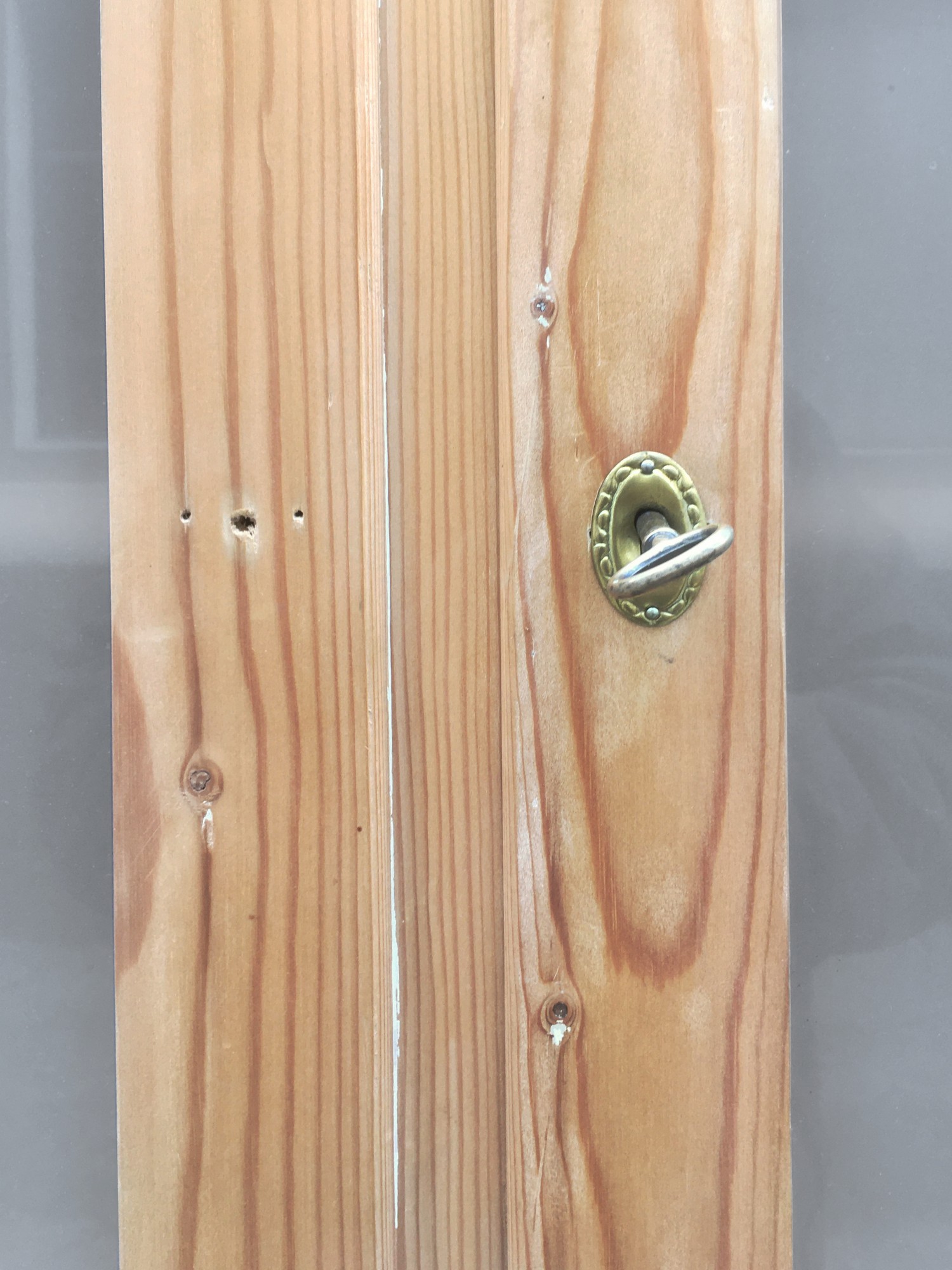 Antiker Schrnak Naturholz Küchenschrank Landhausstil Antiquität Vintage 50er-Jahre Vollholz Möbel