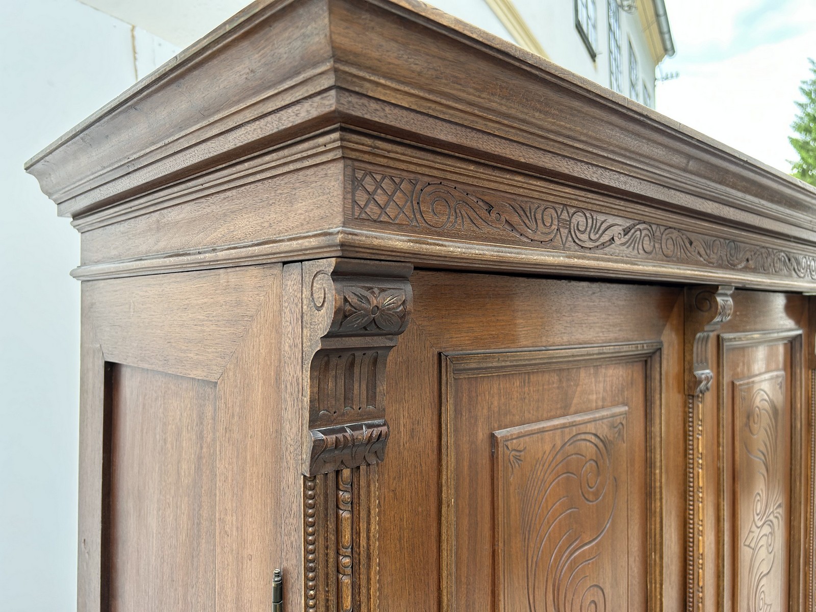 Antiker Schrank Kleiderschrank Historismus ca. 1880 original