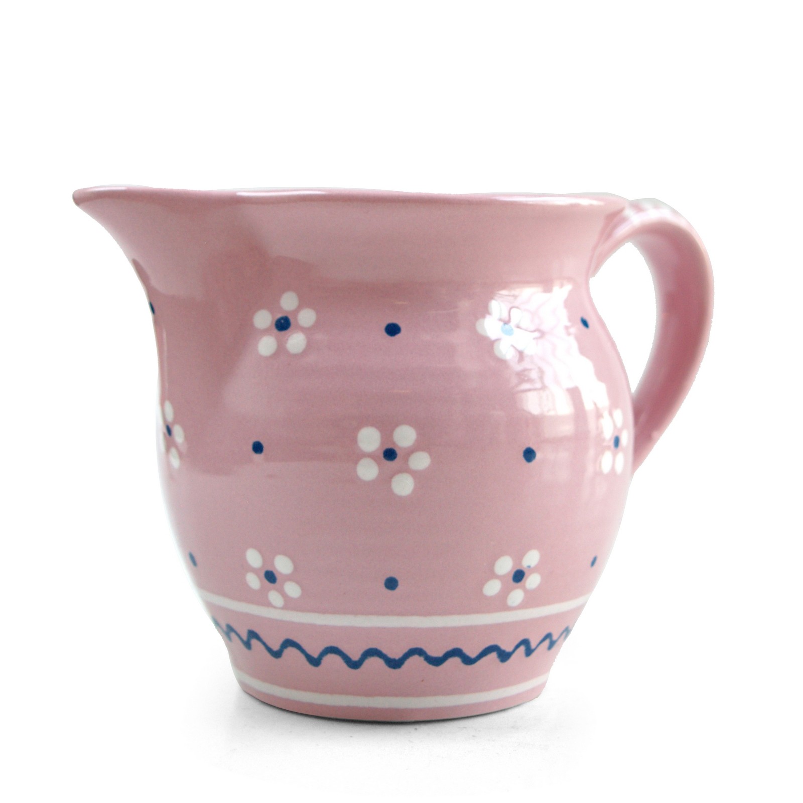 Gmundner Keramik Dirndl rosa Milchgießer glatt Gmundner Milchgiesser