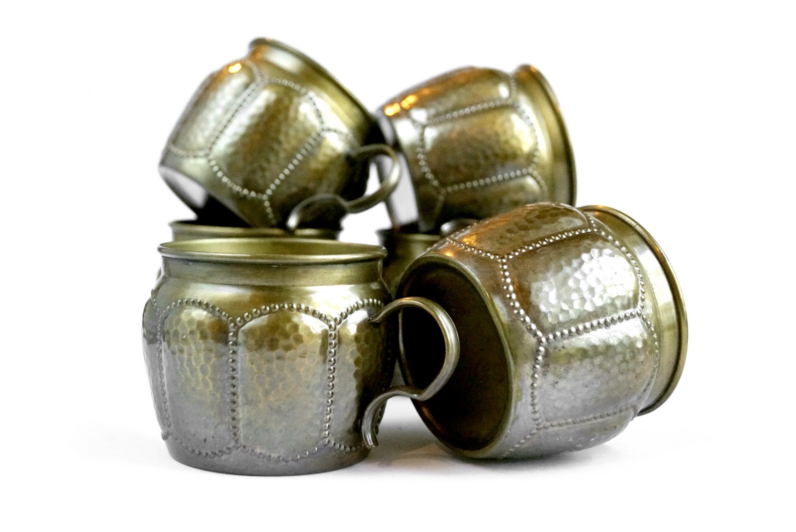 Kupfer Tassen antike Becher Art Nouveau Auflaufform Vintage Cocotte Kupfer Tassen antike Becher Art Nouveau Auflaufform Vintage Cocotte