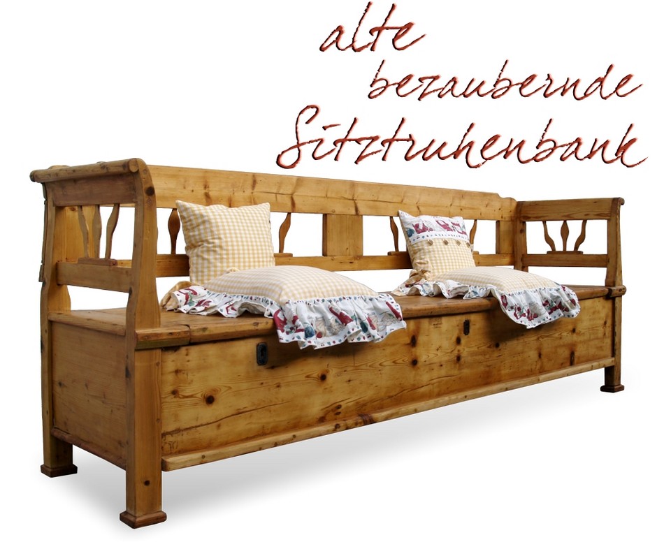 antike Truhenbank