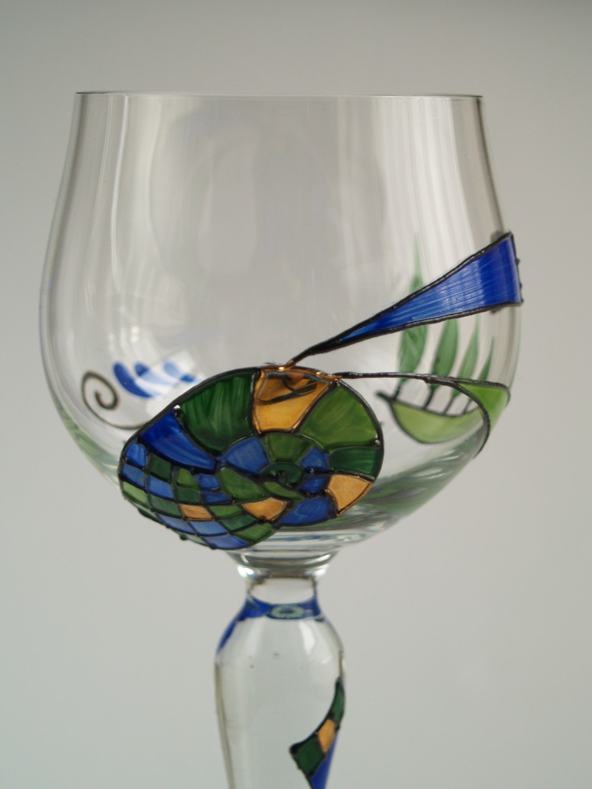 Weingläser Nagel Traumwelten Poesie Nautilus