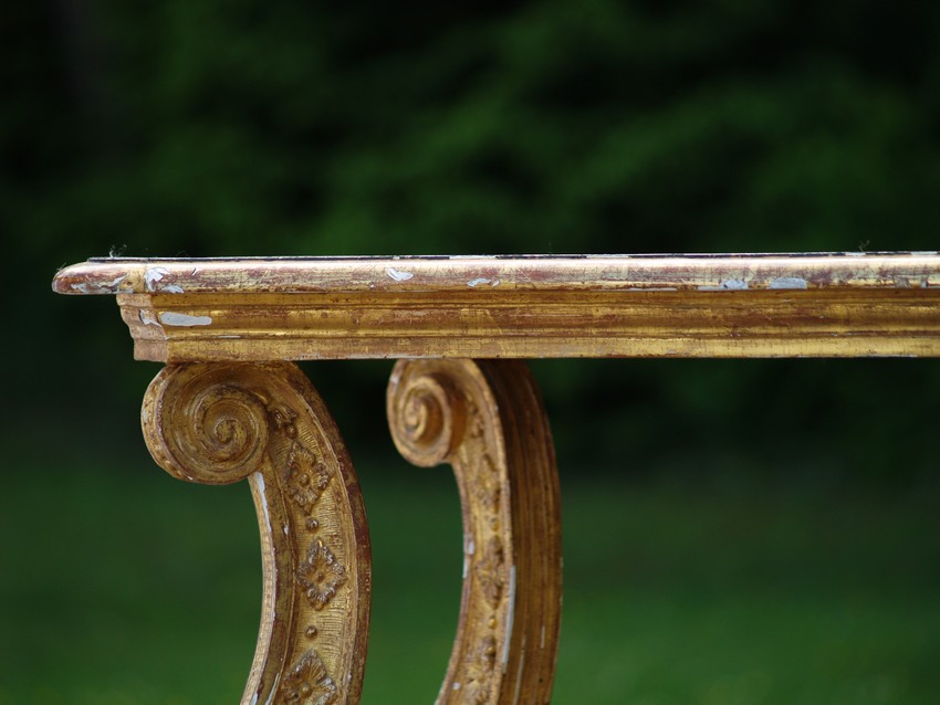 Konsoltisch Barock um 1770 Tisch vergoldete Konsole