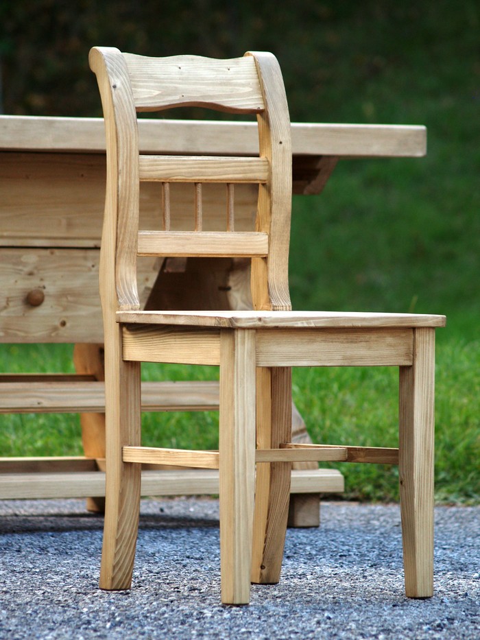 Stuhl Fichte gewachst