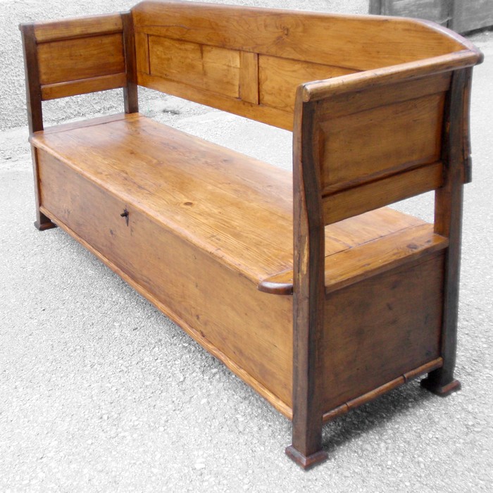 Truhenbank Weichholz