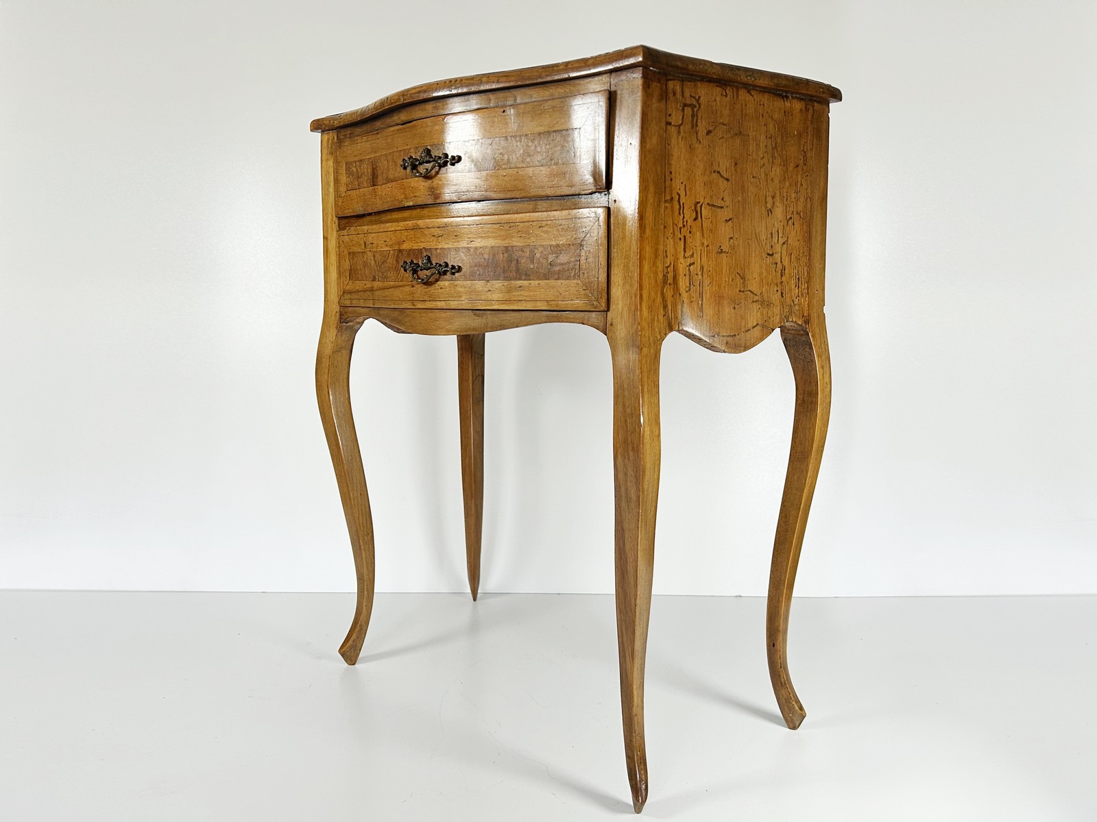 Barock Kommode antik Nussholz Massivholz Antiquität