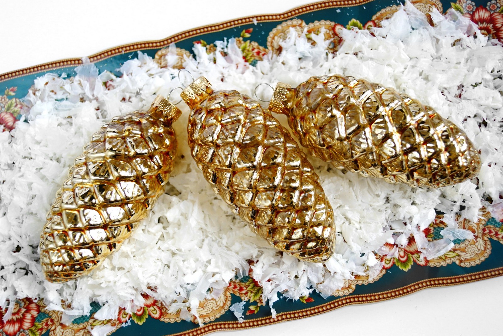 Christbaumkugel Glas mundgeblasen handgemacht lauscha Bauernweihnachtsbaum