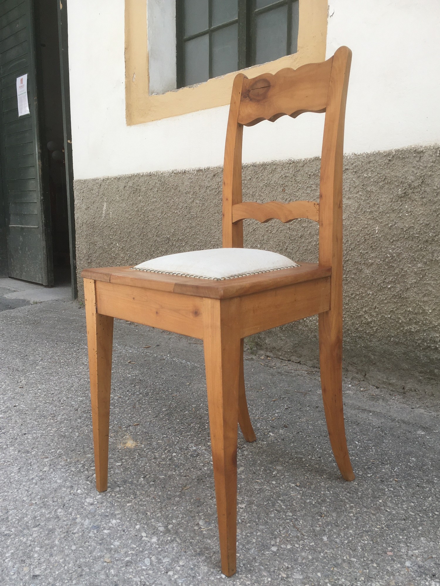 Biedermeier Sessel massiv