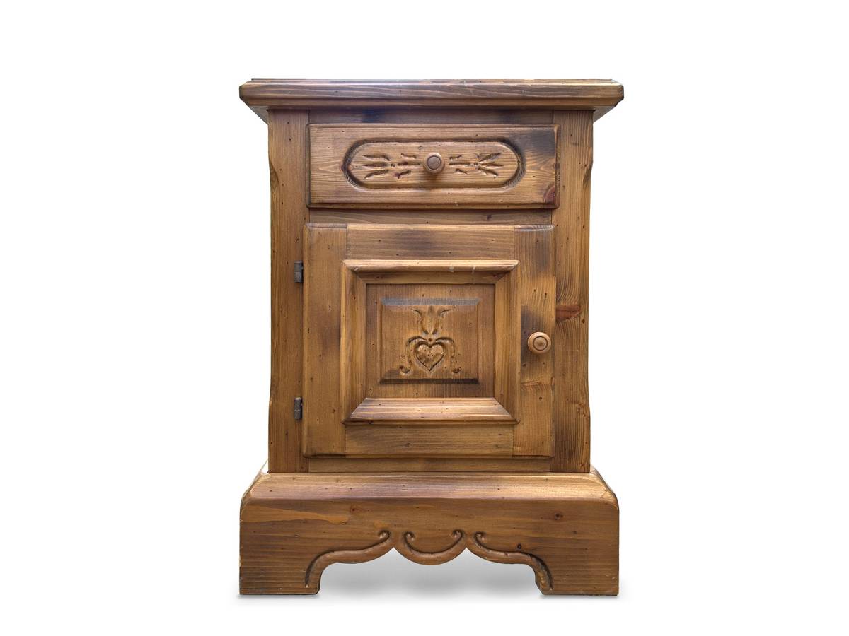 Kleine Voglauer Kommode Anno 1600 gewachst Nachtschrank Voglauer Kommode