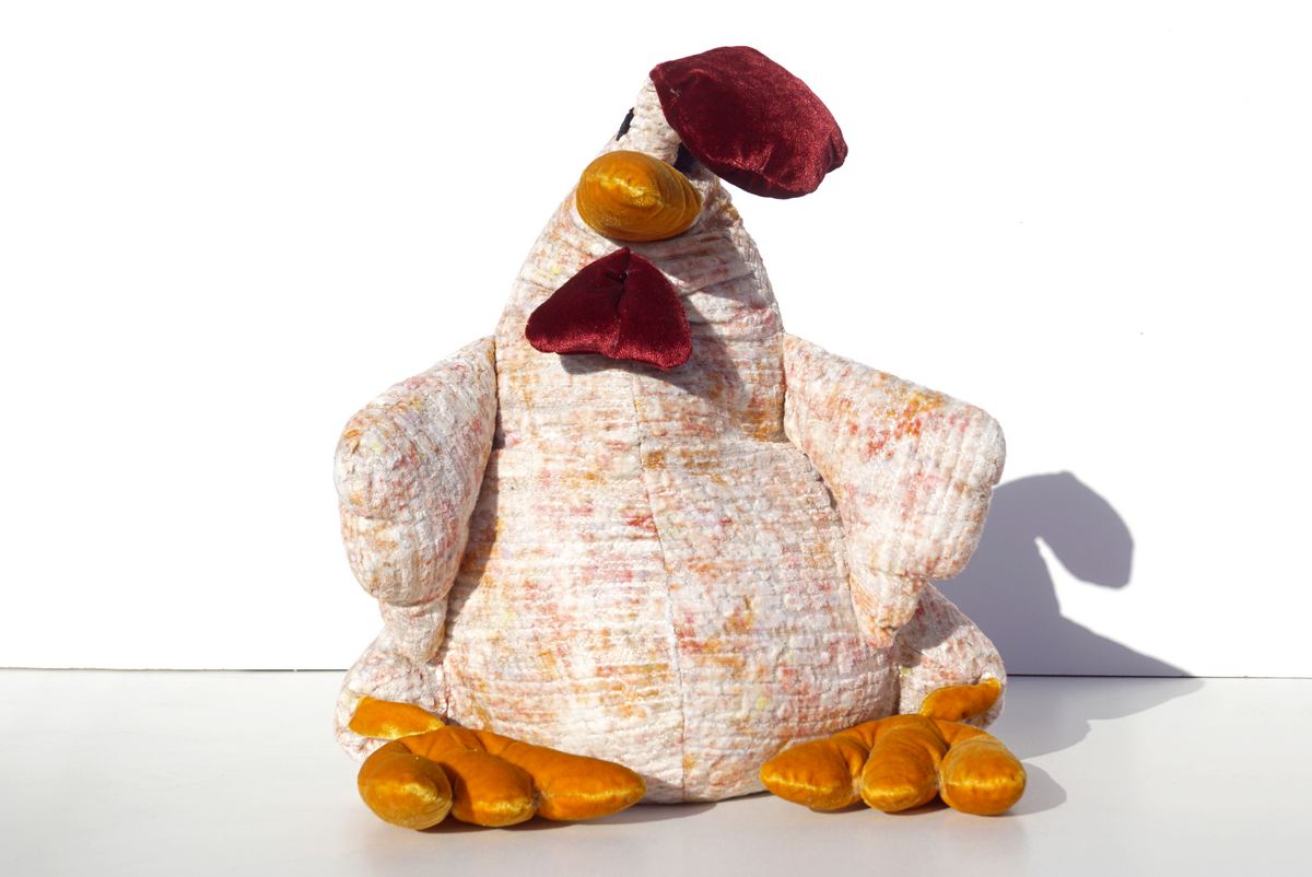 Bretz Hähnchenkissen Chanel-Design Hahn Sofakissen Bretz Huhn Kissen