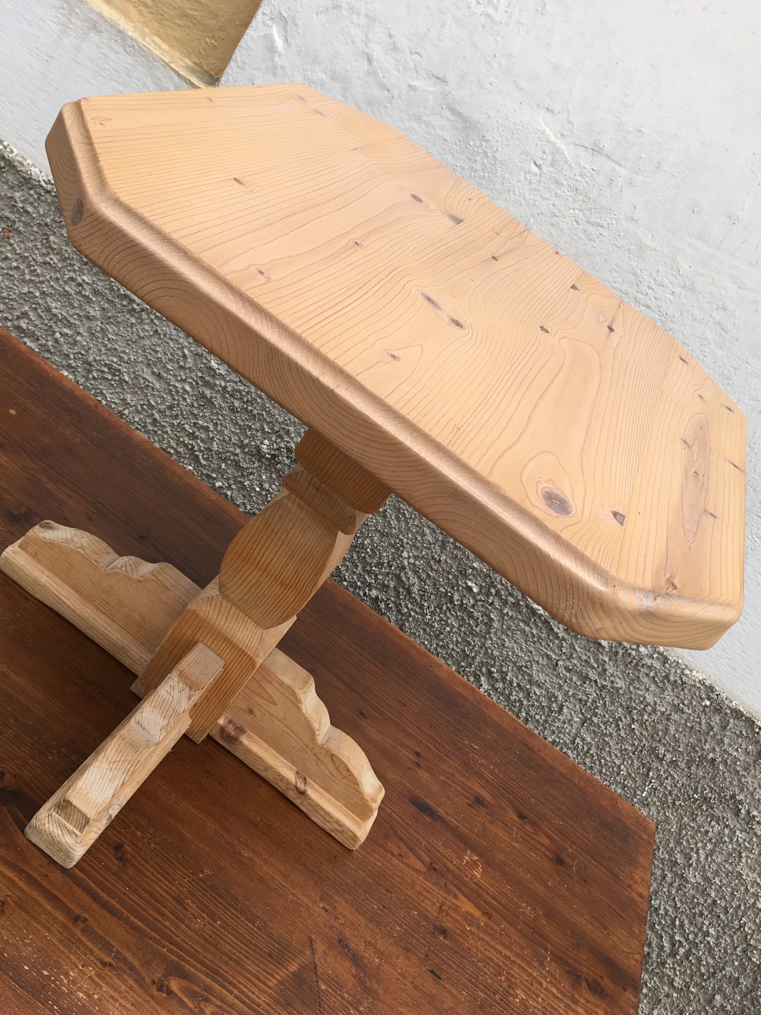 Beistelltisch Tisch klein Weichholz massiv Nachttisch Landhausstil