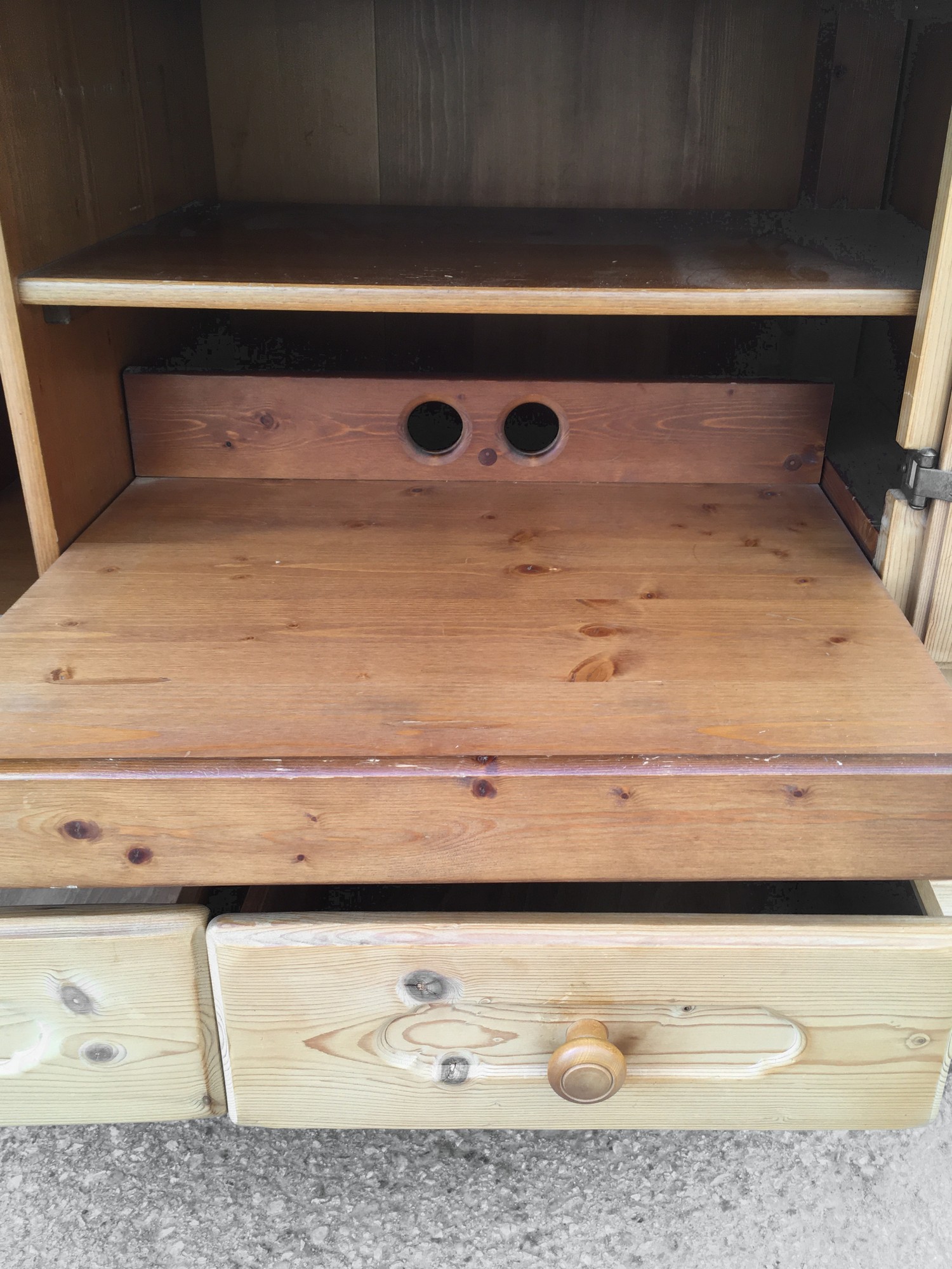 Voglauer Fernsehschrank TV-Schrank Medienschrank Schrank Weichholz Natur