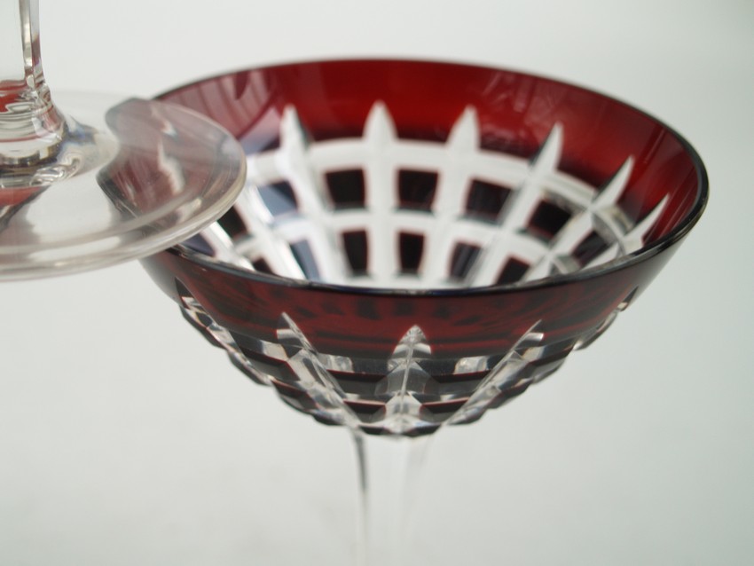 Likoerglas überfangen