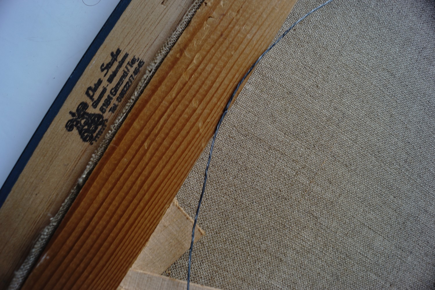 Original Vintage Gemälde Öl auf Leinen