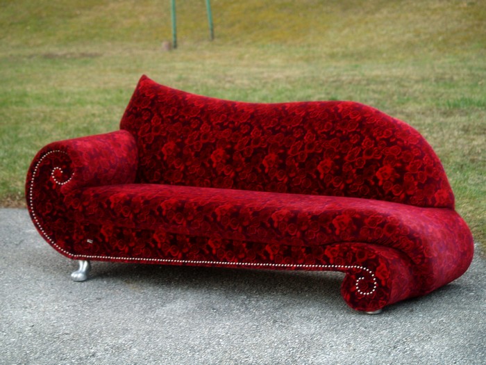 Bretz Gaudi Recamiere Rosenstoff