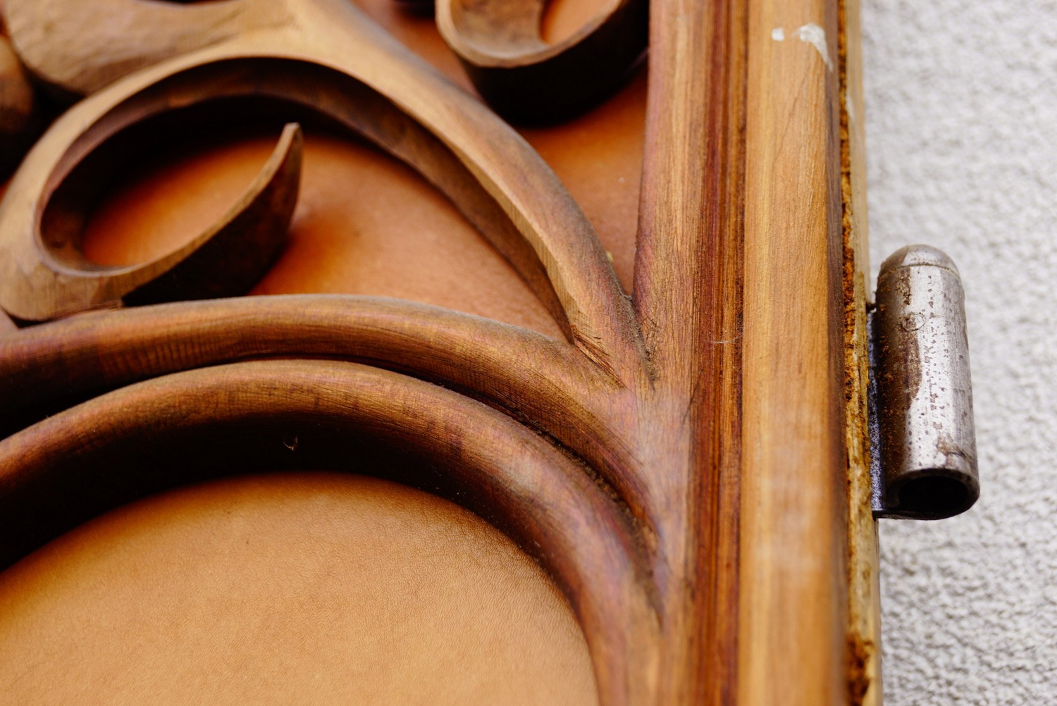 Vintage Türen Gotischer Stil Reliefdesign Bauerntüren