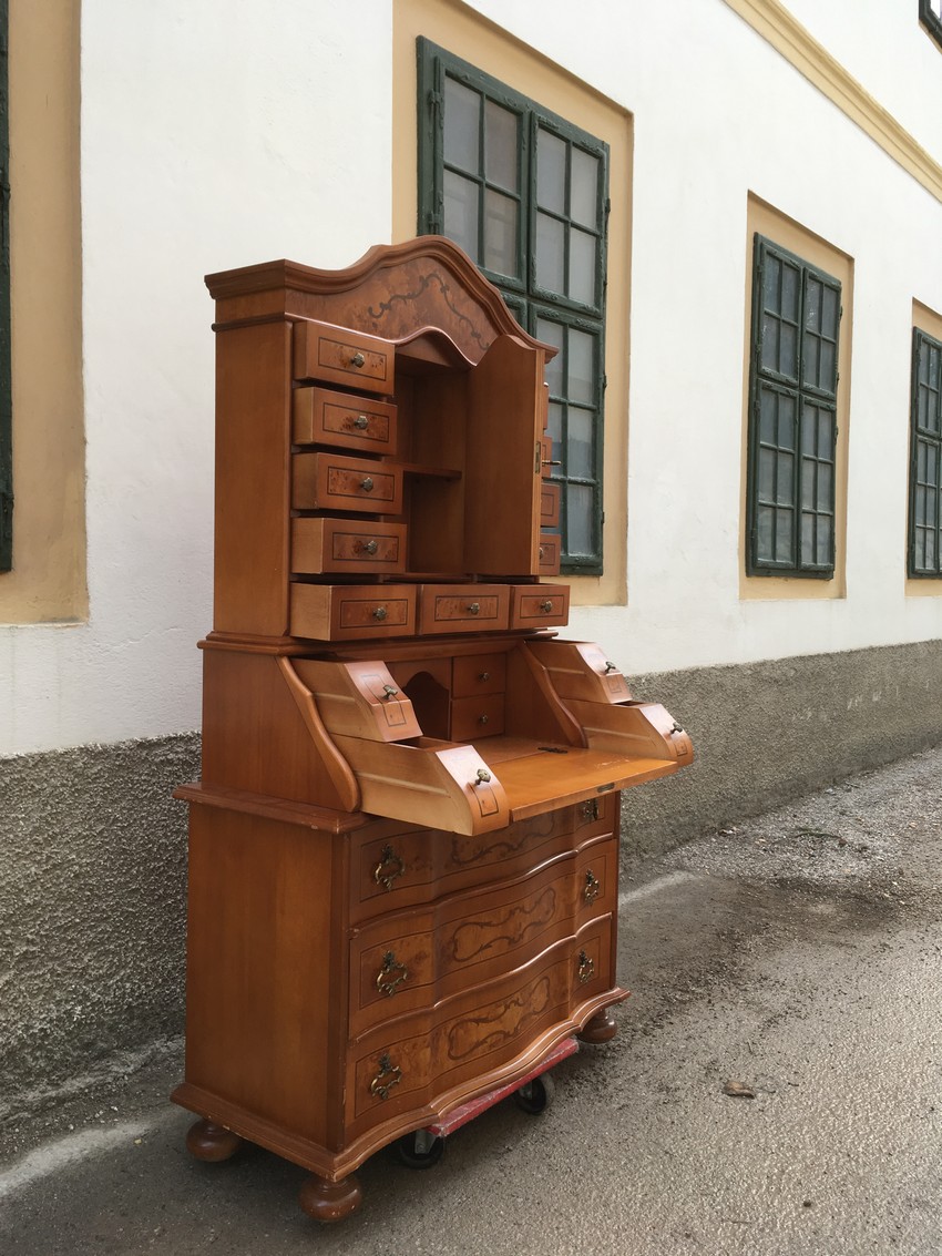 Barockstil Sekretaer Schrank Möbel Kommode Antikstil