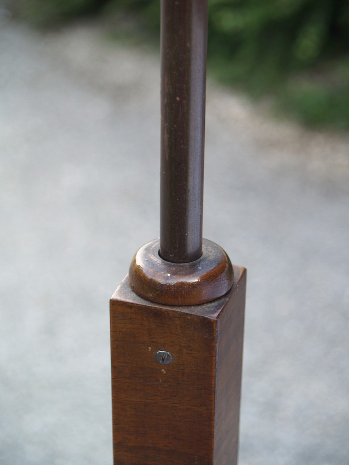 Artdeco Leuchter antik Holz