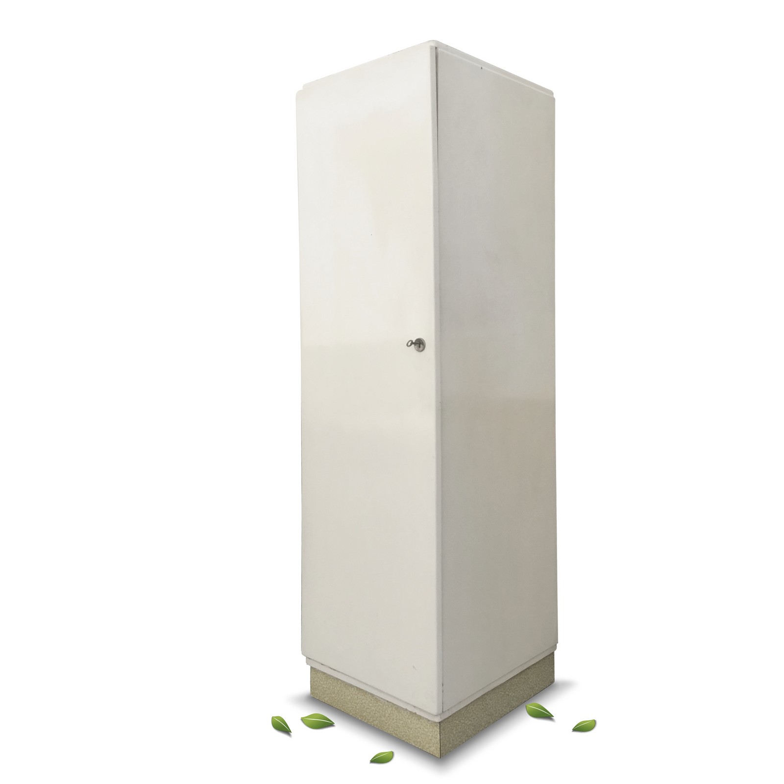 Hochschrank Küche Vollholz weiß