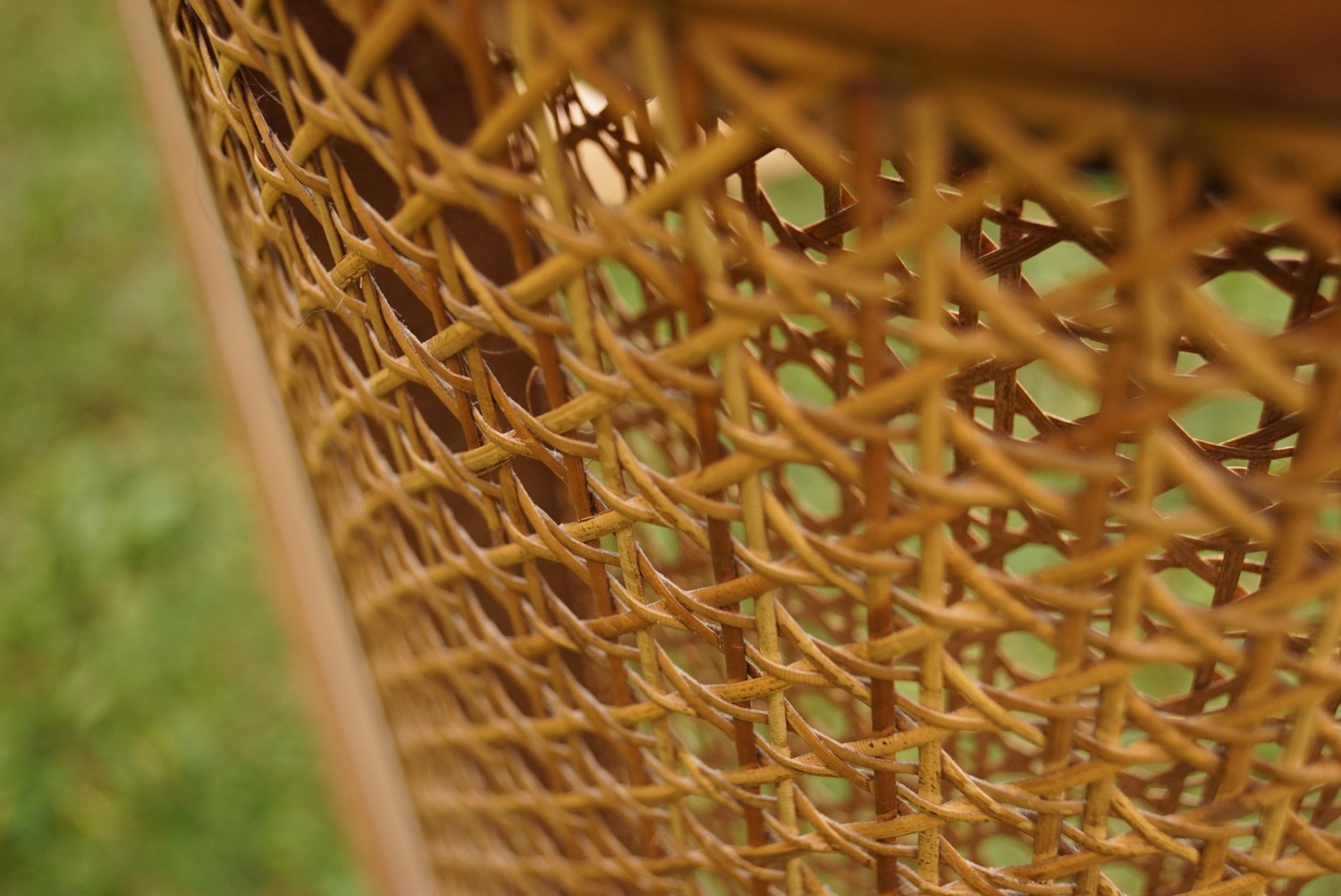 Doppelbett Chippendale antik Barockstil Vollholz Nuss Buche Möbel Wiener Geflecht Antiquität