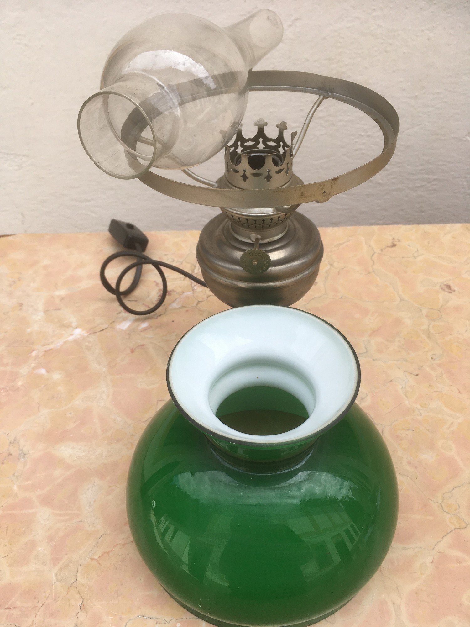 Petroleumstil Tischleuchter