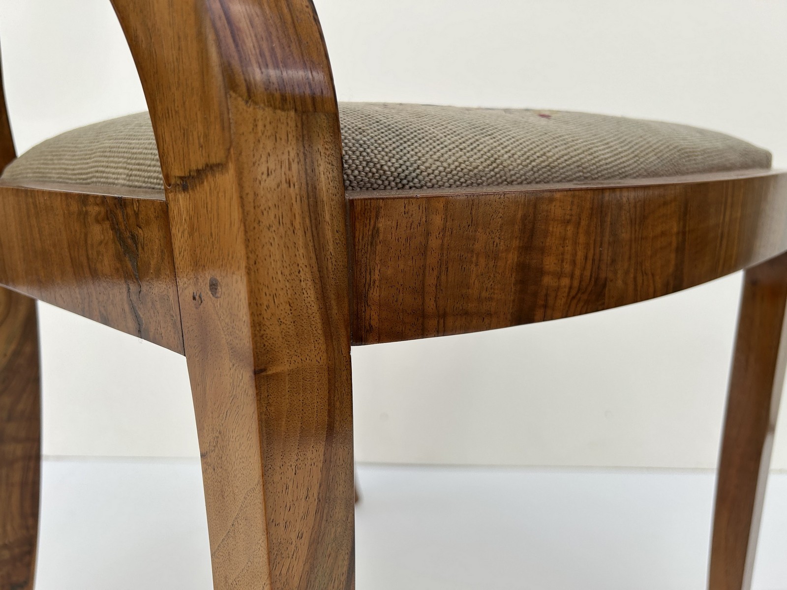 Paar Biedermeier Sessel Stuhl antik Gobelin 2 Stk. um 1820