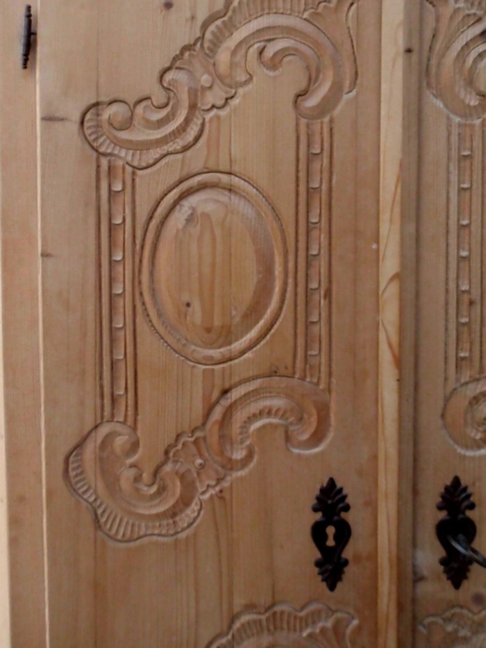 Massivholz Bauernschrank antikstil