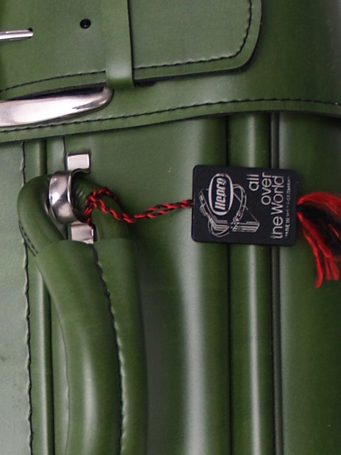 Oldtimer Reisekoffer antik Lederkoffer Vintage grün creme rosa weiß 50er 60er 70er jahre