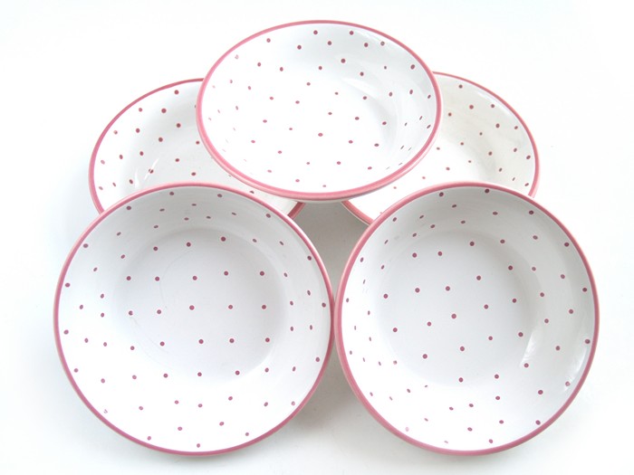 Gmundner rosa tupf Schale