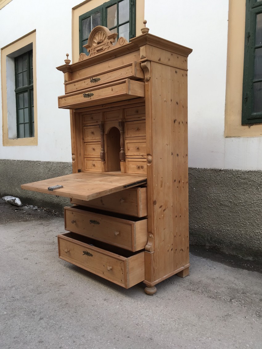 Küchenschrank Landhaus Antikstil Schrank Weichholz