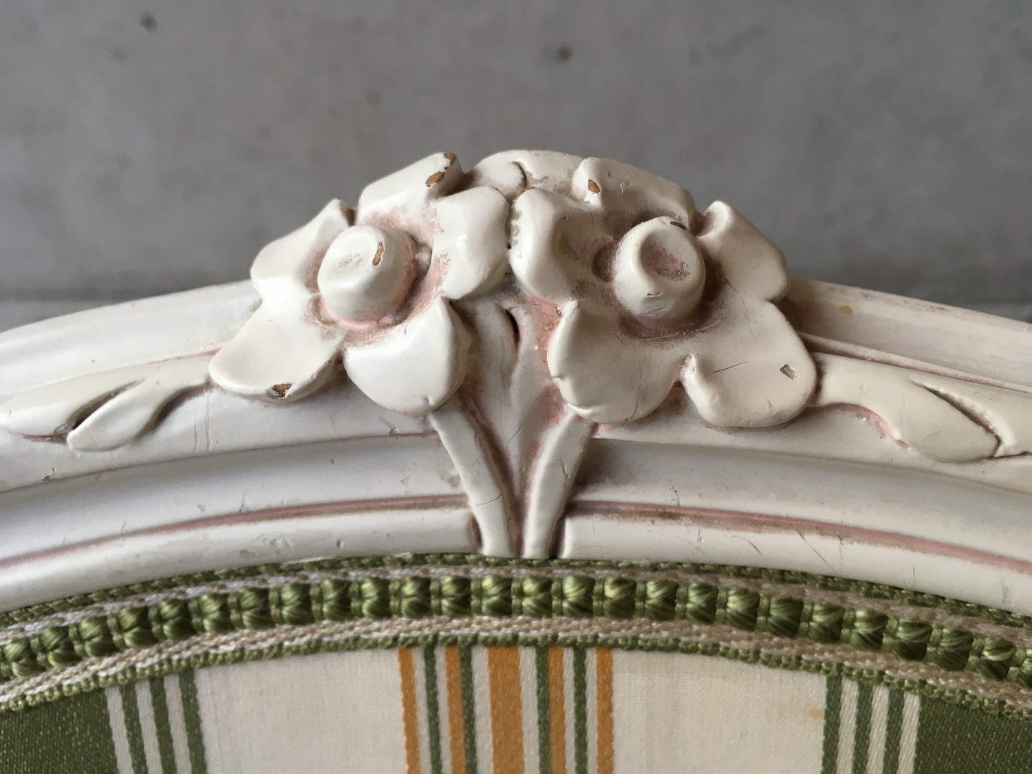 Stühle Barockstil creme grün Landhausstil Sessel Speisezimmer ShabbyChick