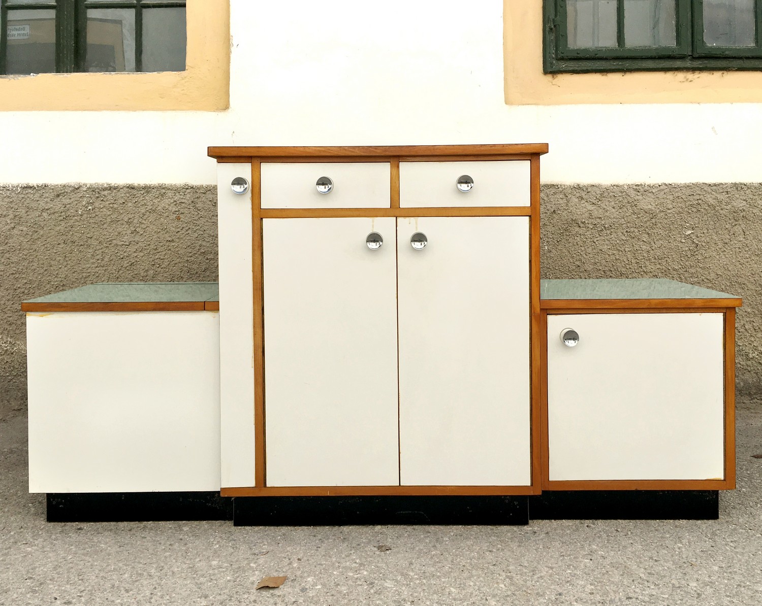 Küchensitzbank Retro Schrank Küche Vintage 50er-Jahre Midcentury Kommode