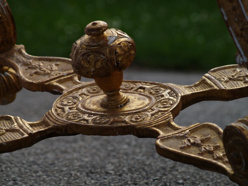 Konsoltisch Barock um 1770 Tisch vergoldete Konsole