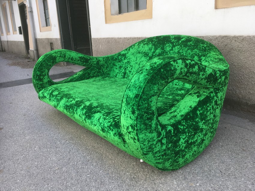 Bretz Sofa grün Slowrider Riesensofa