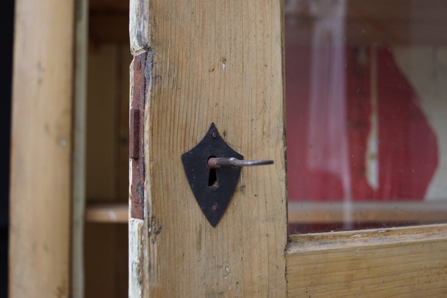 Vintage Schrank creme Original Geschirrschrank