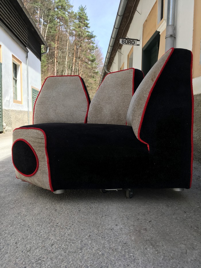 Bretz Sofa Ecksofa Schwarz