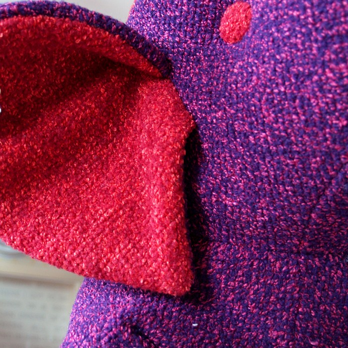 großer Elefant lila Kuscheltier