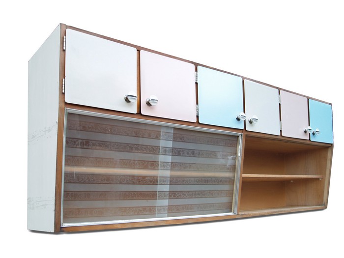 Wandschrank Küche Pastell