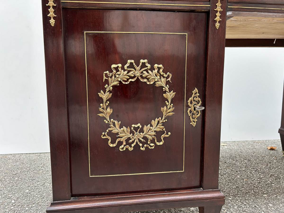 Mahagoni Desk Empire Stil