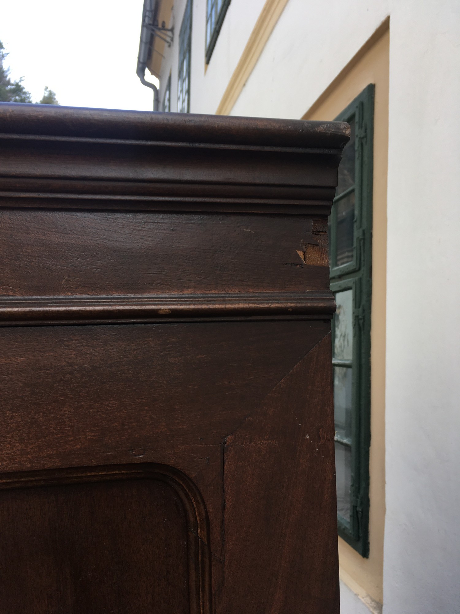 Dielenschrank Vintage Massivholz