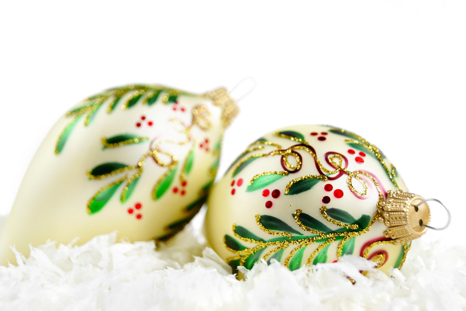 Christbaumkugel Glas mundgeblasen handgemacht lauscha Bauernweihnachtsbaum glitzer ranken handbemalt