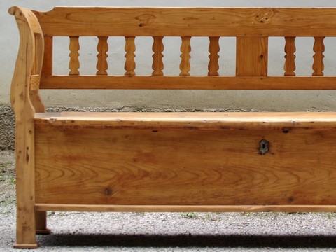 Heurigen Sitzbank Vollholz