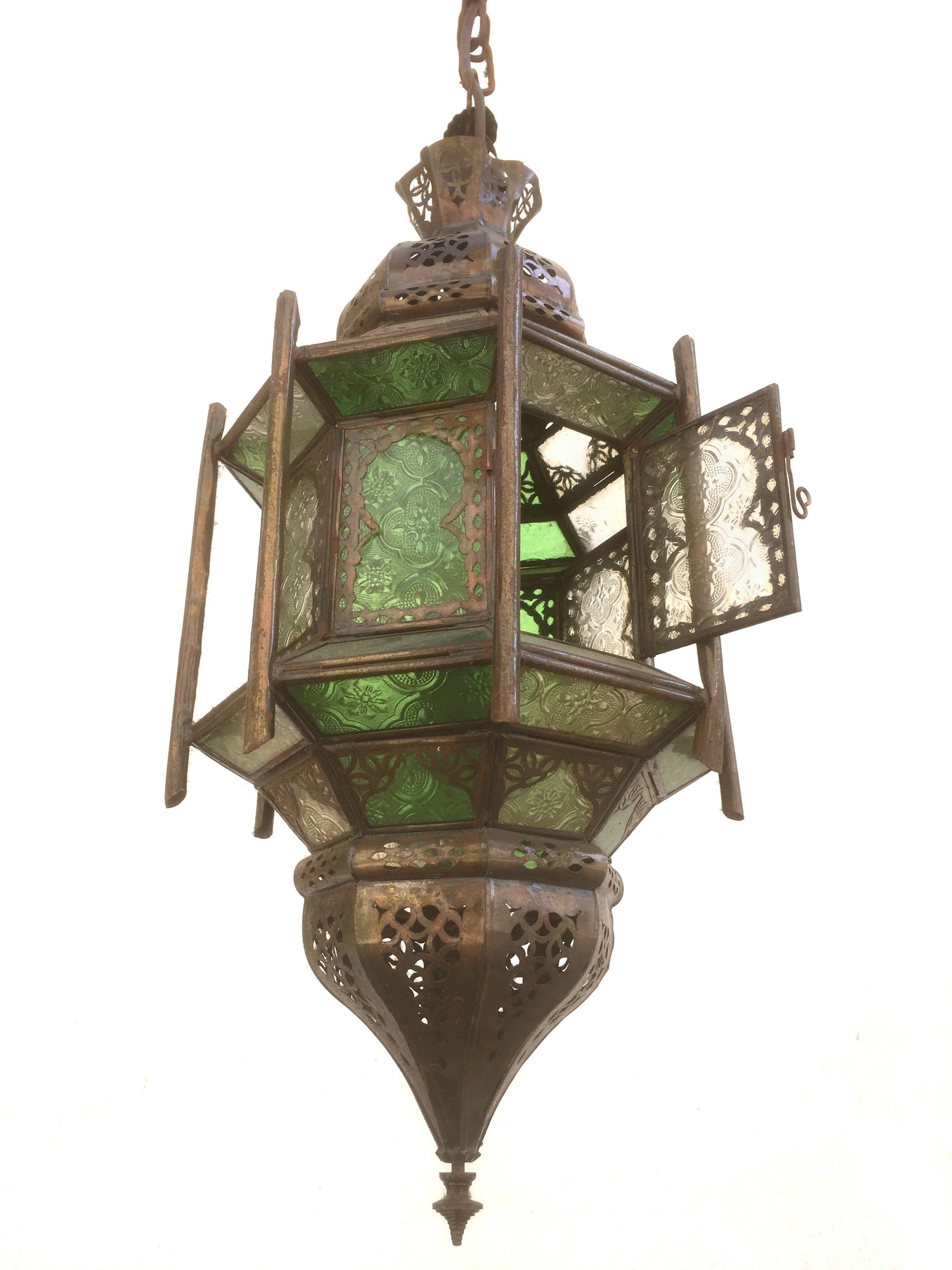 Leuchter Luster Orient Gläser Kupfer Laterne Tiffany Marokko