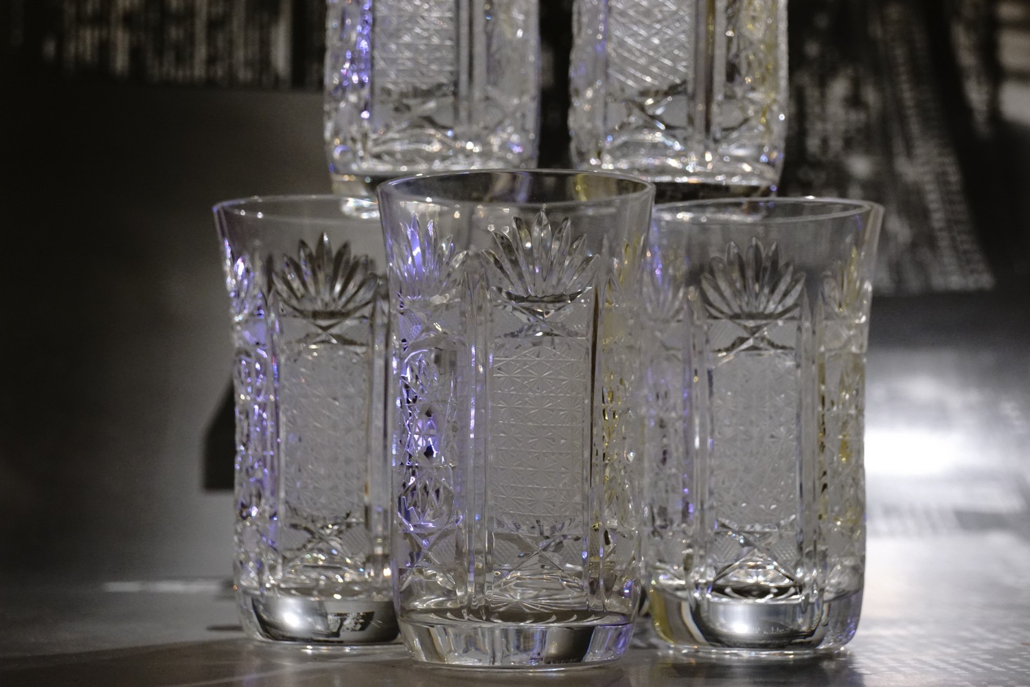 Bleikristall Gläser Becher Kristallgläser Wassergläser Whisky Burbon Vodka