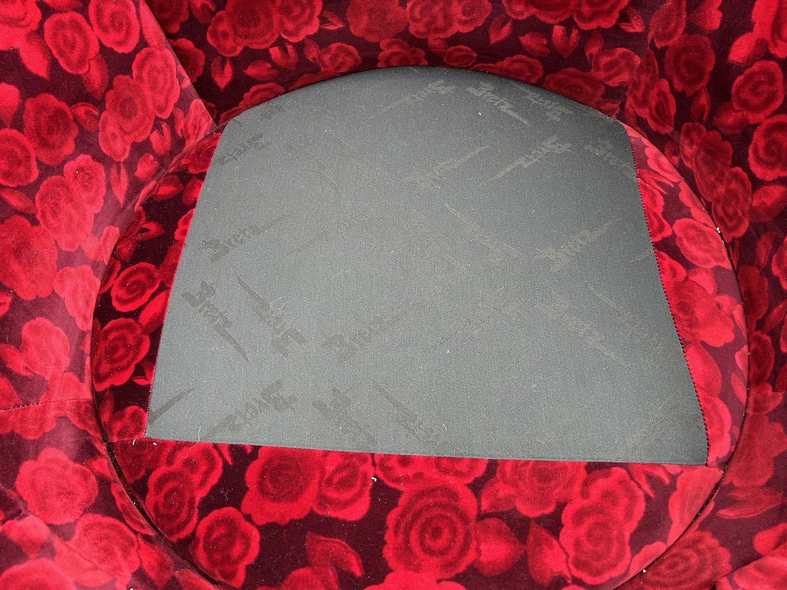 Original Bretz Rosy Sessel Stuhl Rosenstoff Tatzenbeine Couchsessel